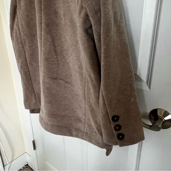 Free People Mari Solid Blazer Overcoat in Soft Tan NWOT - Picture 7 of 8